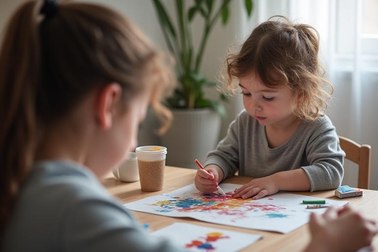 Sesión de arte terapia infantil